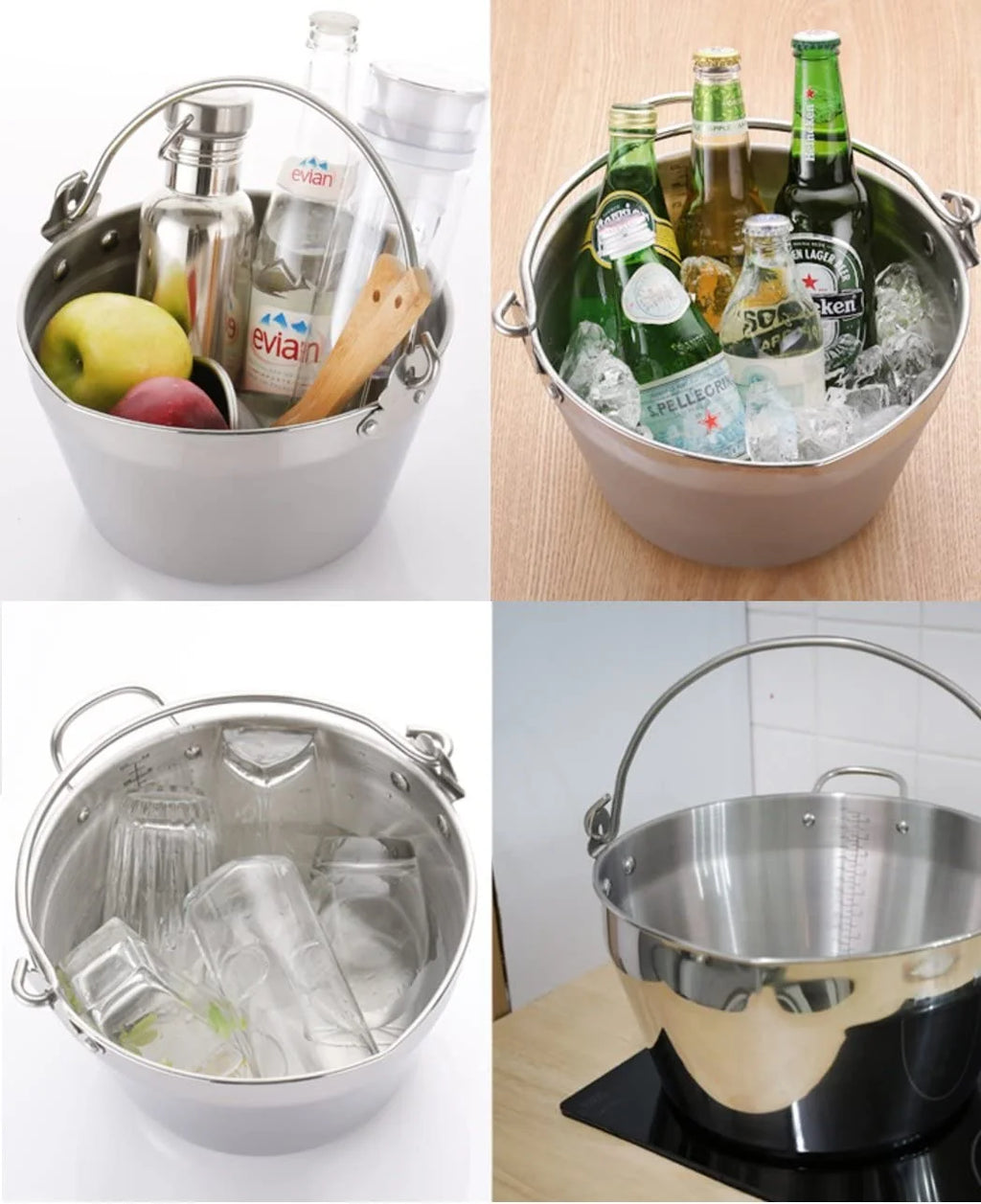Large Maslin Pan with Stainless Steel Funnel I87378
