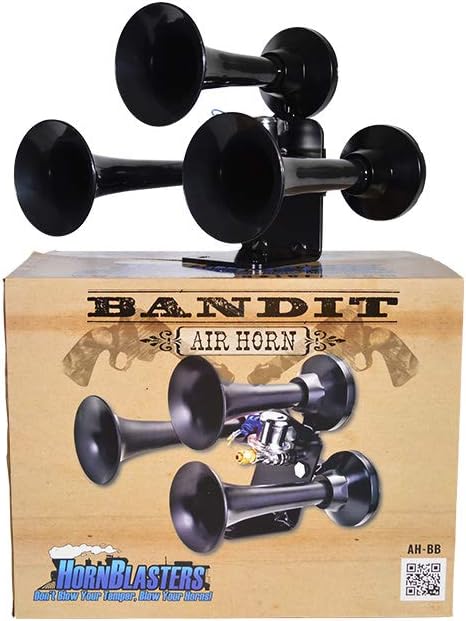 2 Gallon Air Horn Kit with 3 Trumpets F4008
