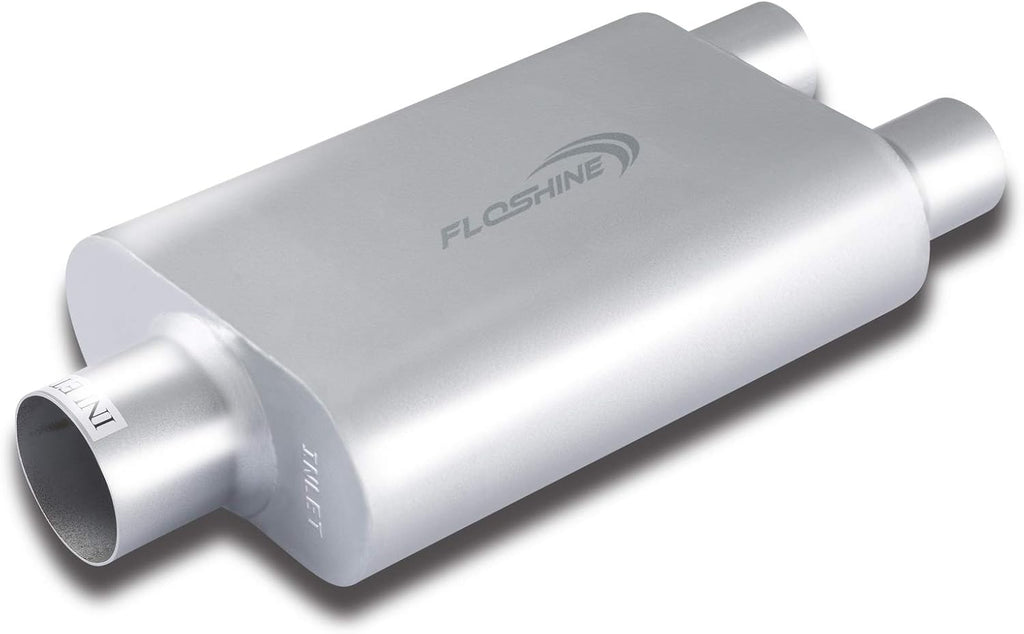 Dual Chamber 3 inch inlet 2.5 inch outlet Muffler Pack of 2 Z705