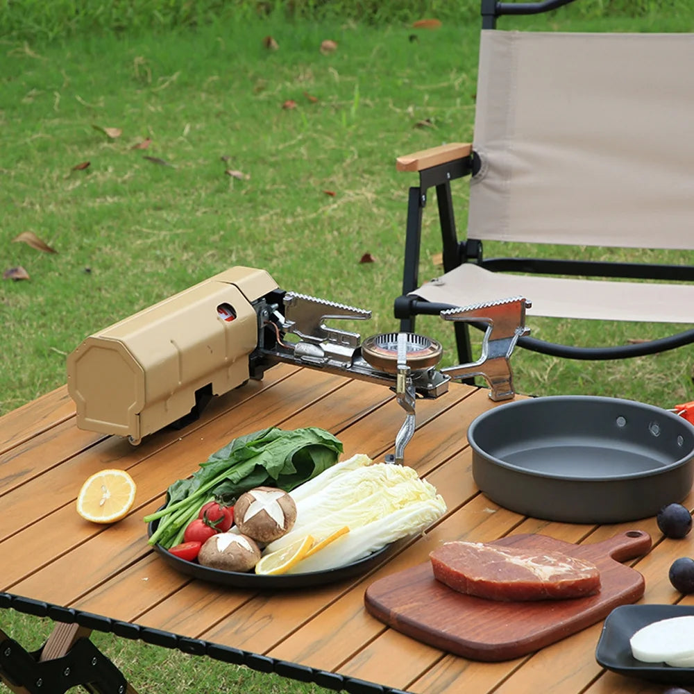 Camping Cassette Stove 2600W with Carrying Bag N906448