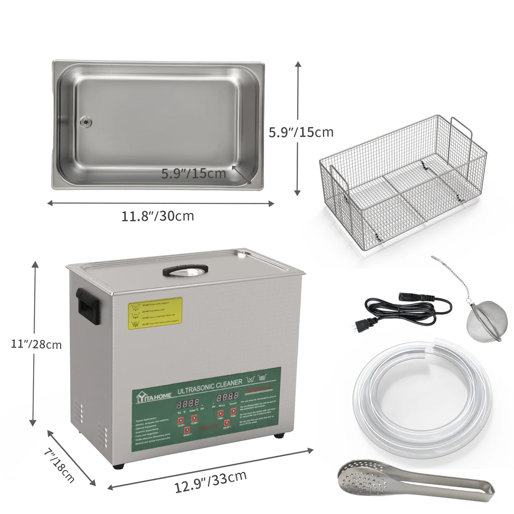 Ultrasonic Cleaner 6L with Heater and Timer S826938