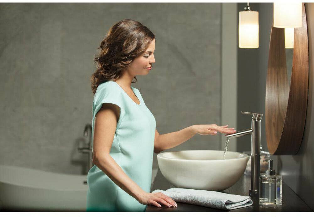 Single Handle Vessel Bathroom Faucet Stainless A794199