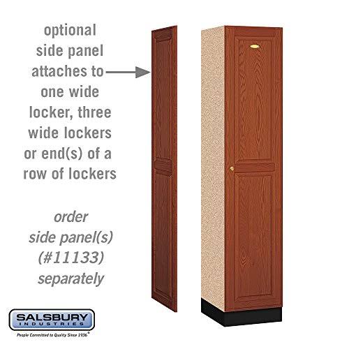 Solid Oak Executive Wood Locker Single Tier M15238