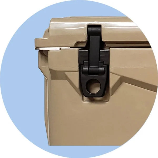 20 Quart Roto Molded Hard Sided Cooler Sand (Tan) C14740