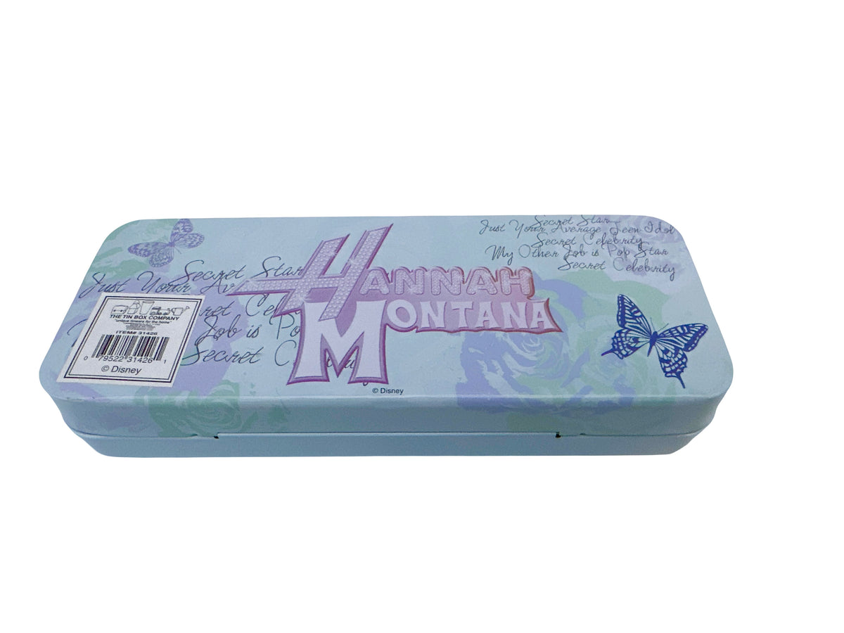 Butterflies Tin Pencil Box School Supply G29702