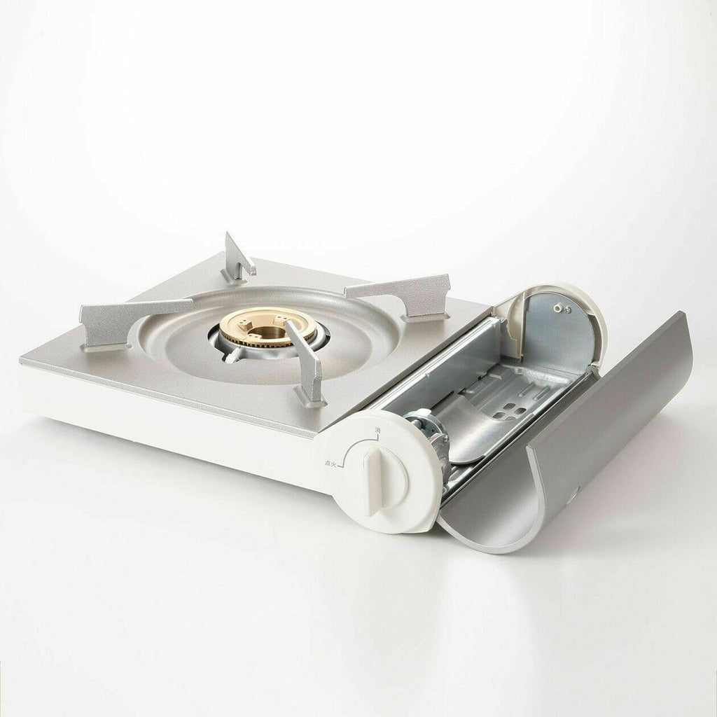 Portable Gas Stove Aluminum Die-Cast White O916