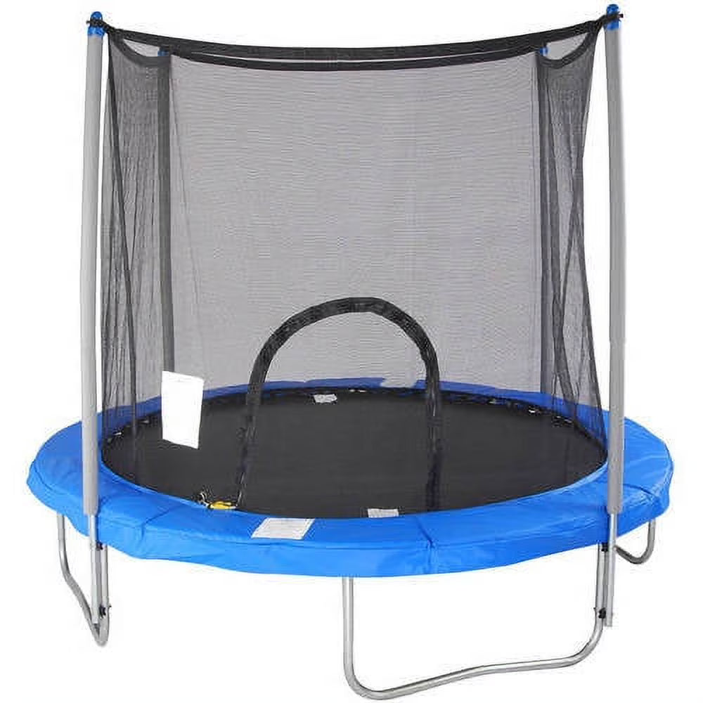 8' Trampoline with Safety Enclosure, Blue M49405