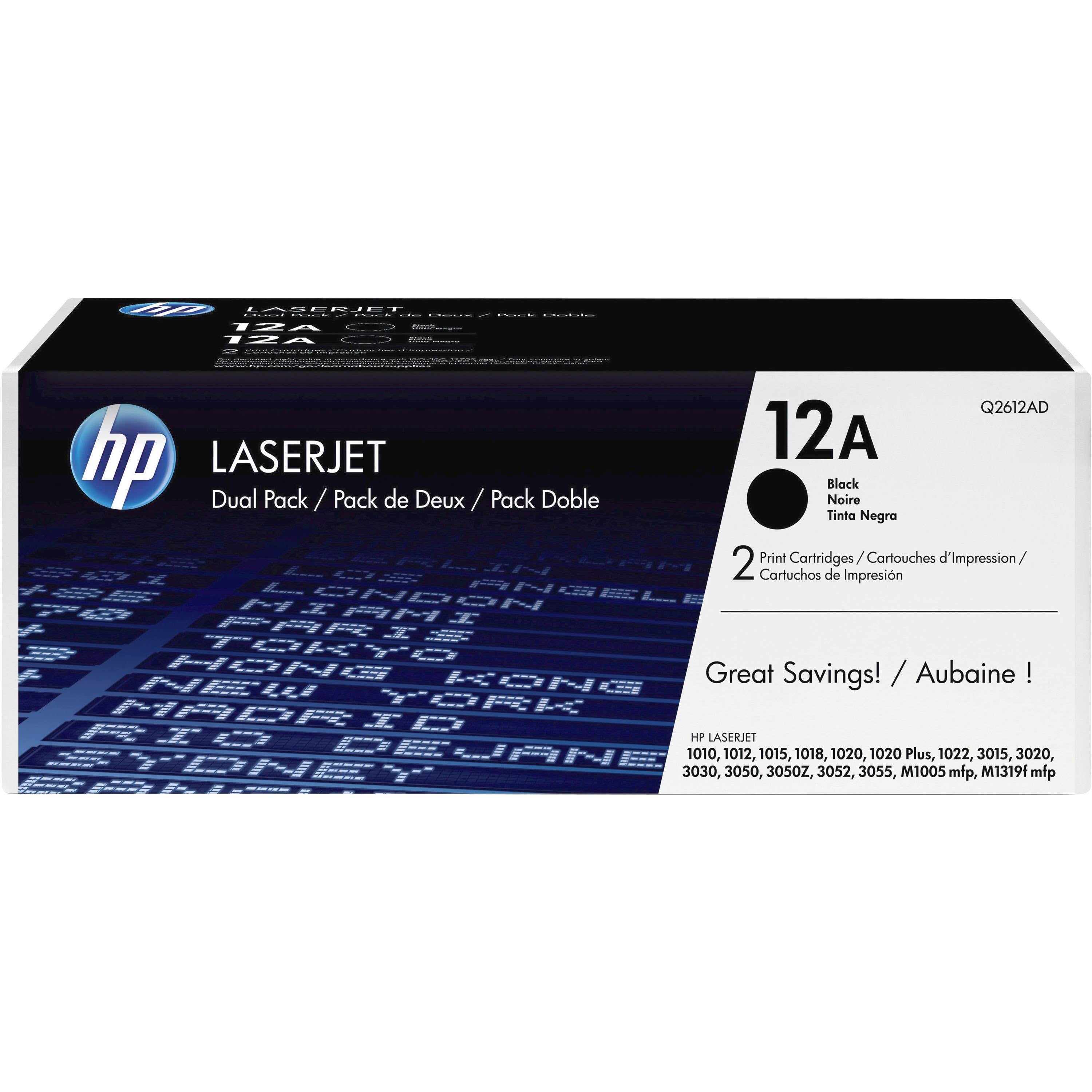 Black 2-pack Toner Cartridge M409036