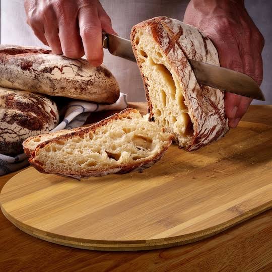 Bamboo 4 Piece Bread Basket and Canister Set in Gray with Lids U348769