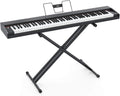 White 88 Key Digital Piano with Stand X9561