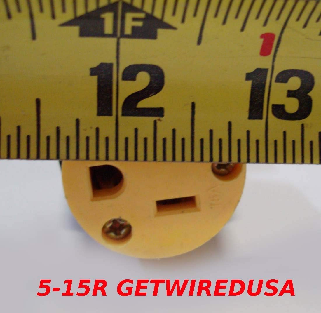 Male 220/250V 50A Gas Range Plug to 5-15R 110/125V 3-Prong Receptacle Adapter N949532