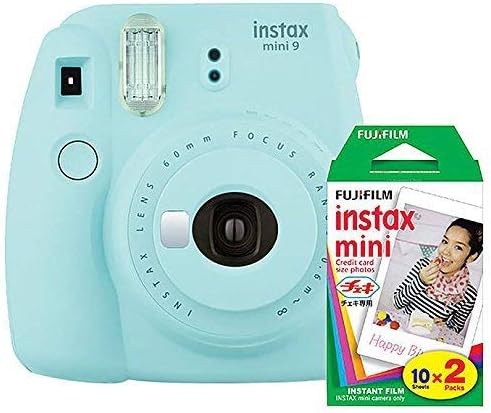 Flamingo Pink Instant Camera and Film Twin Pack 20 Exposures Bundle I731