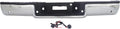 Chrome Steel Step Bumper with Rear Object Sensor Holes C67710
