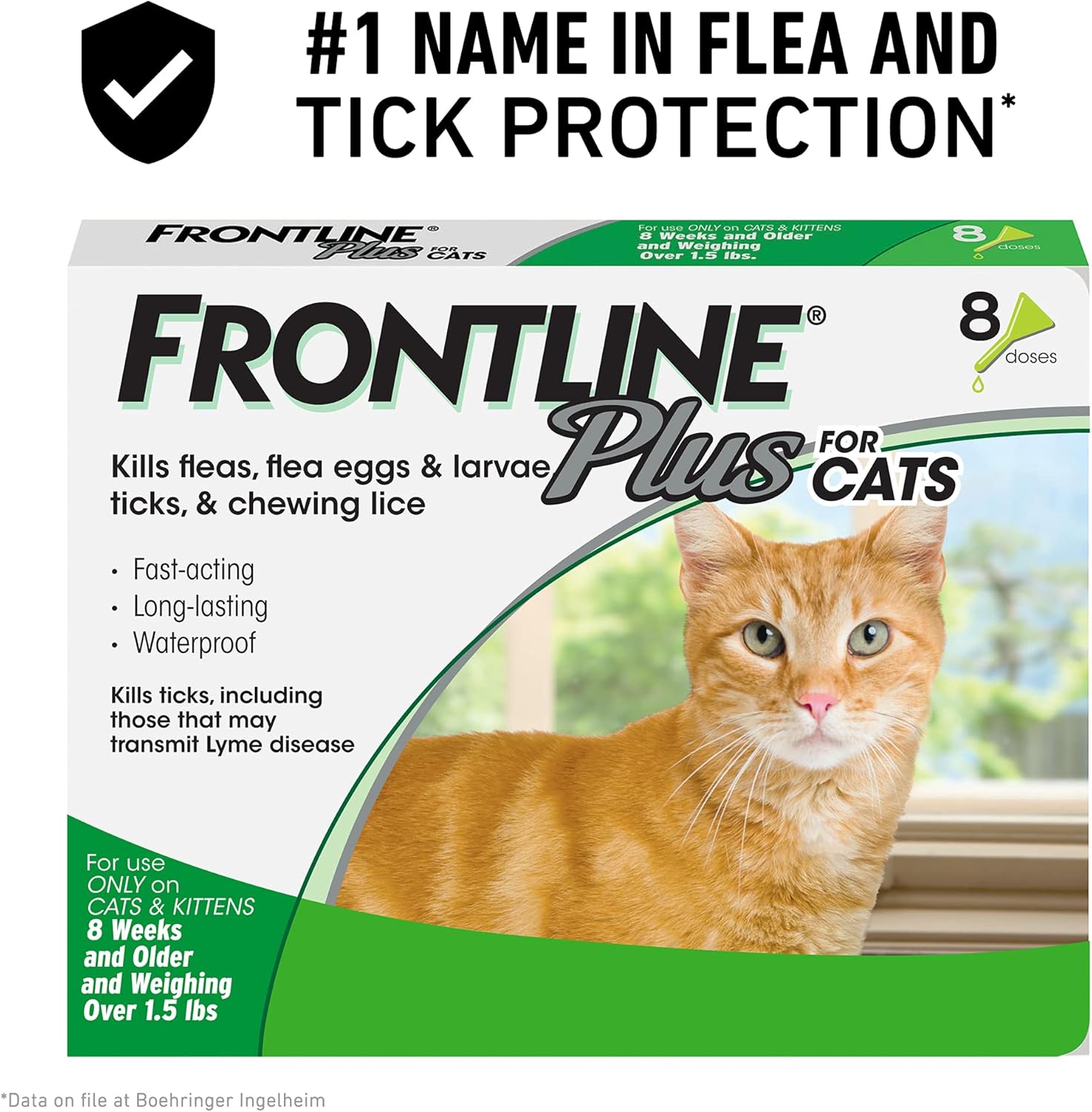 Flea and Tick Treatment for Cats (8 Doses) S544