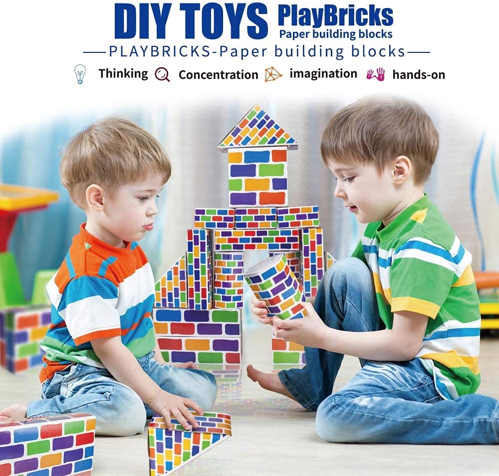 Jumbo Cardboard Building Blocks 42-Pack X1250