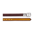 Yellow Brown Stirrup Leathers O96424