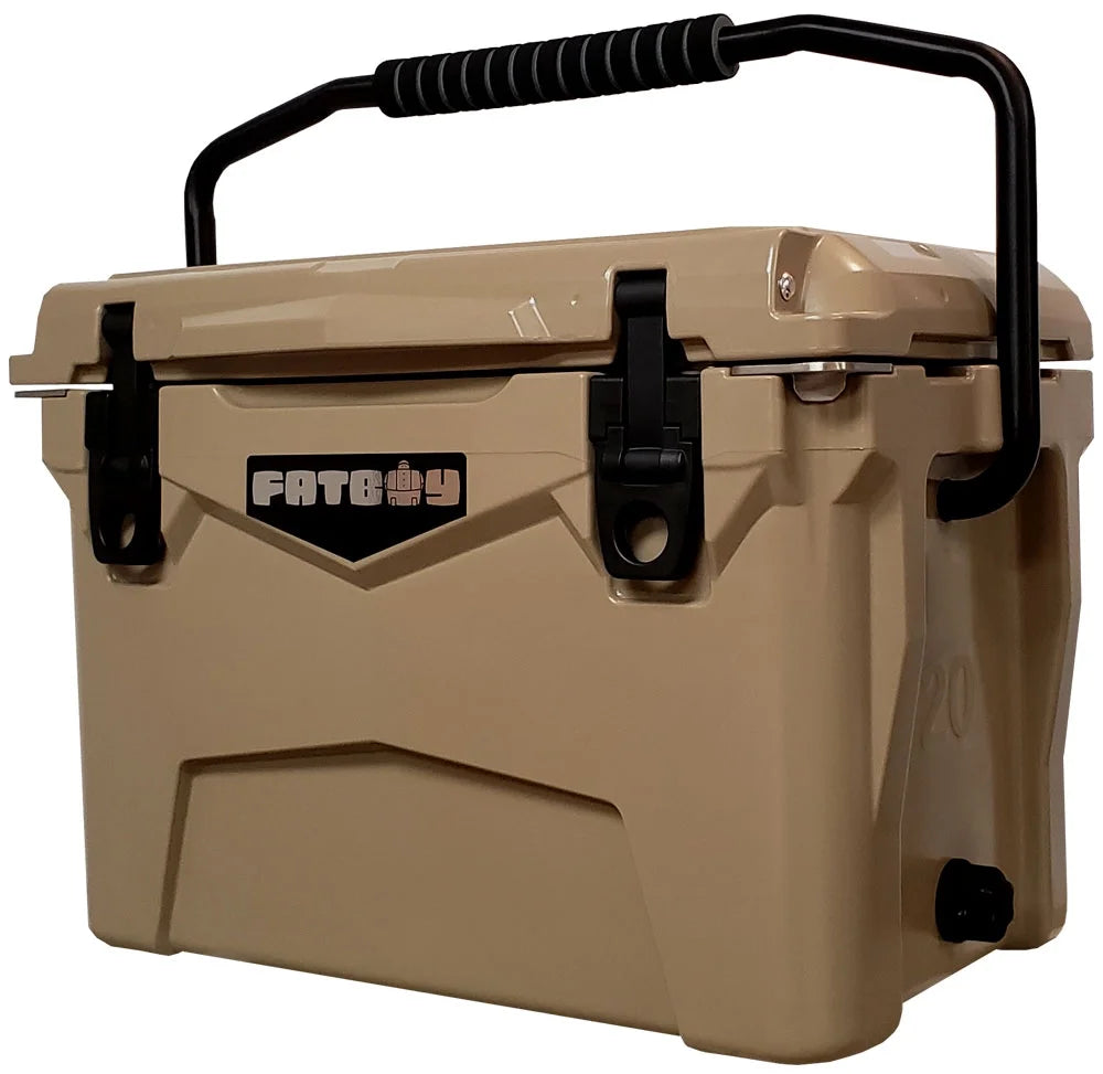 20 Quart Roto Molded Hard Sided Cooler Sand (Tan) C14740
