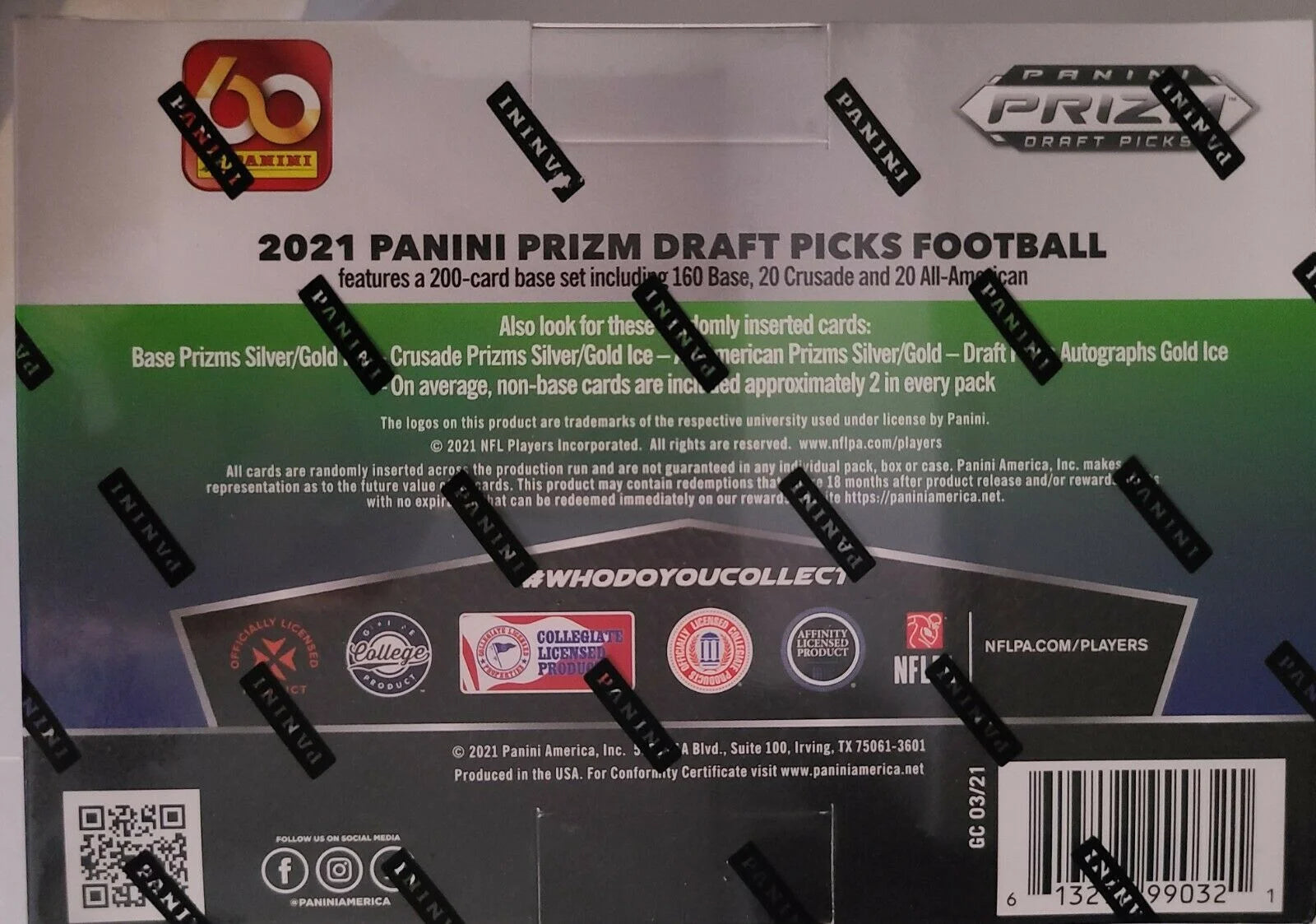 MEGA Box Football Trading Card Box J52750
