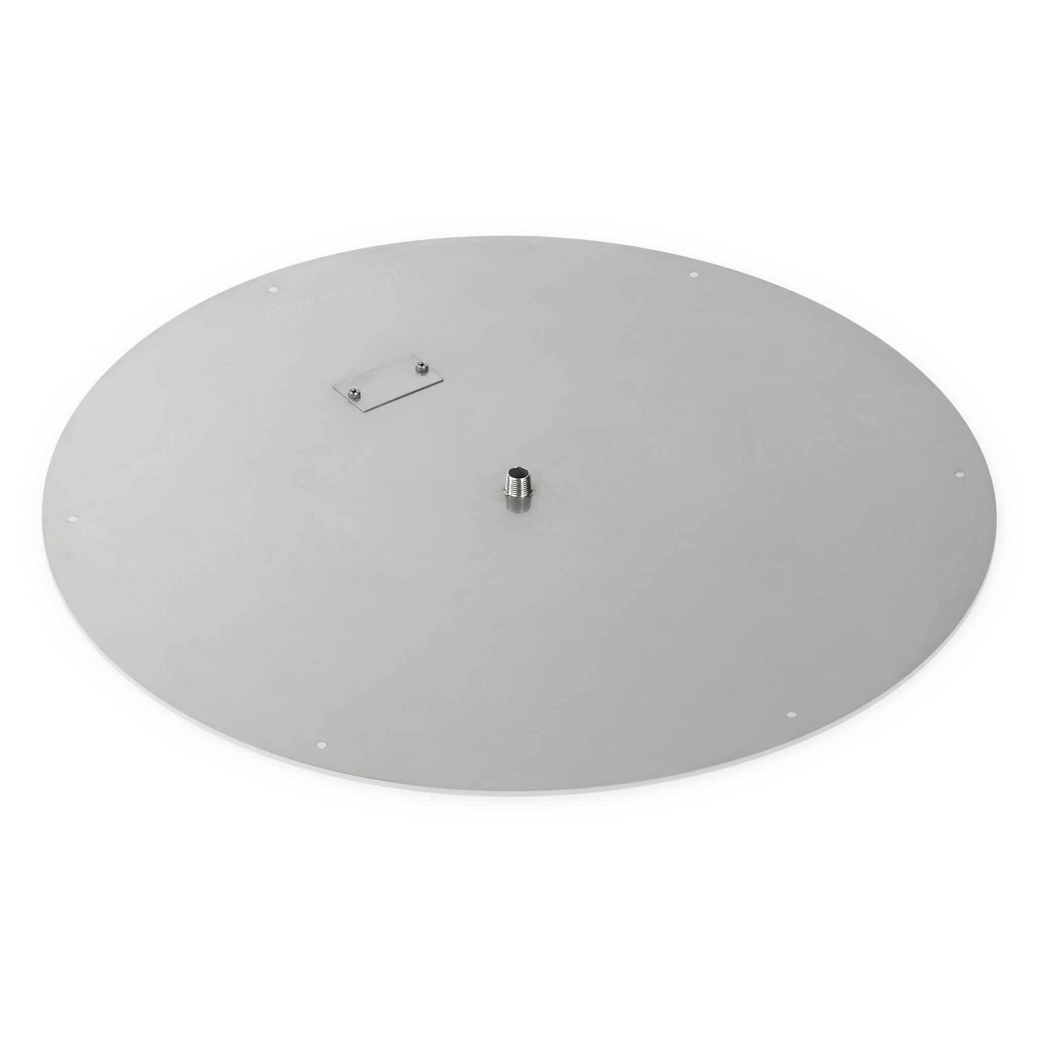 Round Stainless Steel Fire Pit Burner Pan 30-Inch W839161