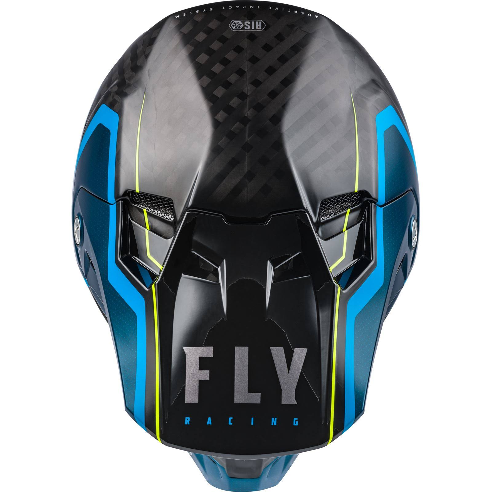 Black/Blue/Hi-Vis Carbon Helmet A8426