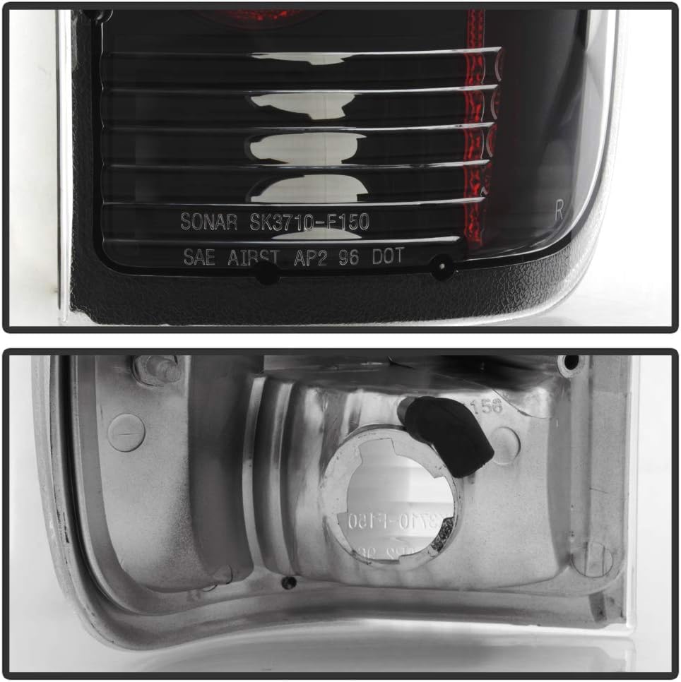 Black Housing Tail Lights Pair P488480