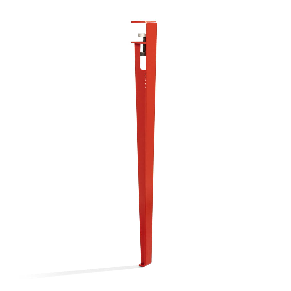 Table and Desk Leg H 75 cm, Tomato Red X103716