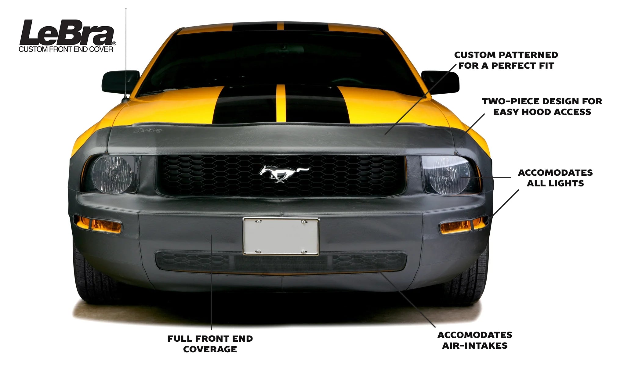 Black Front End Cover for 2006-2007 Subaru Impreza L6133