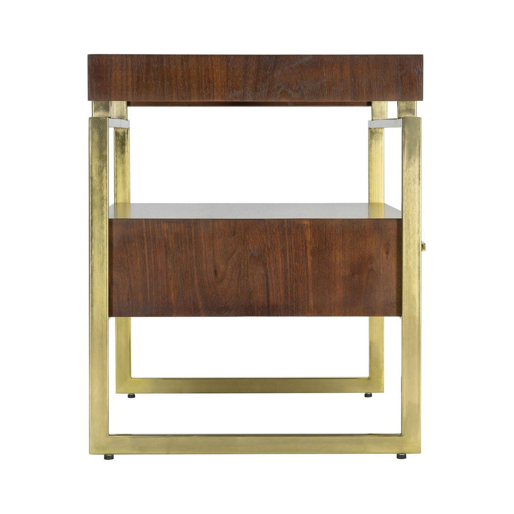 Rich Nut Brown Side Table D852828