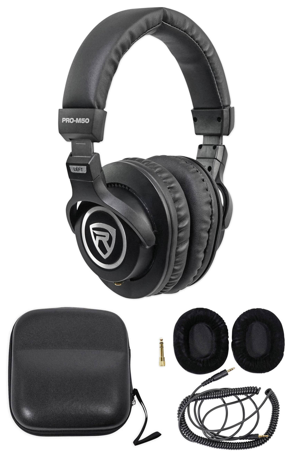 Active Studio Monitors with Stands Headphones Mic Shield U243068