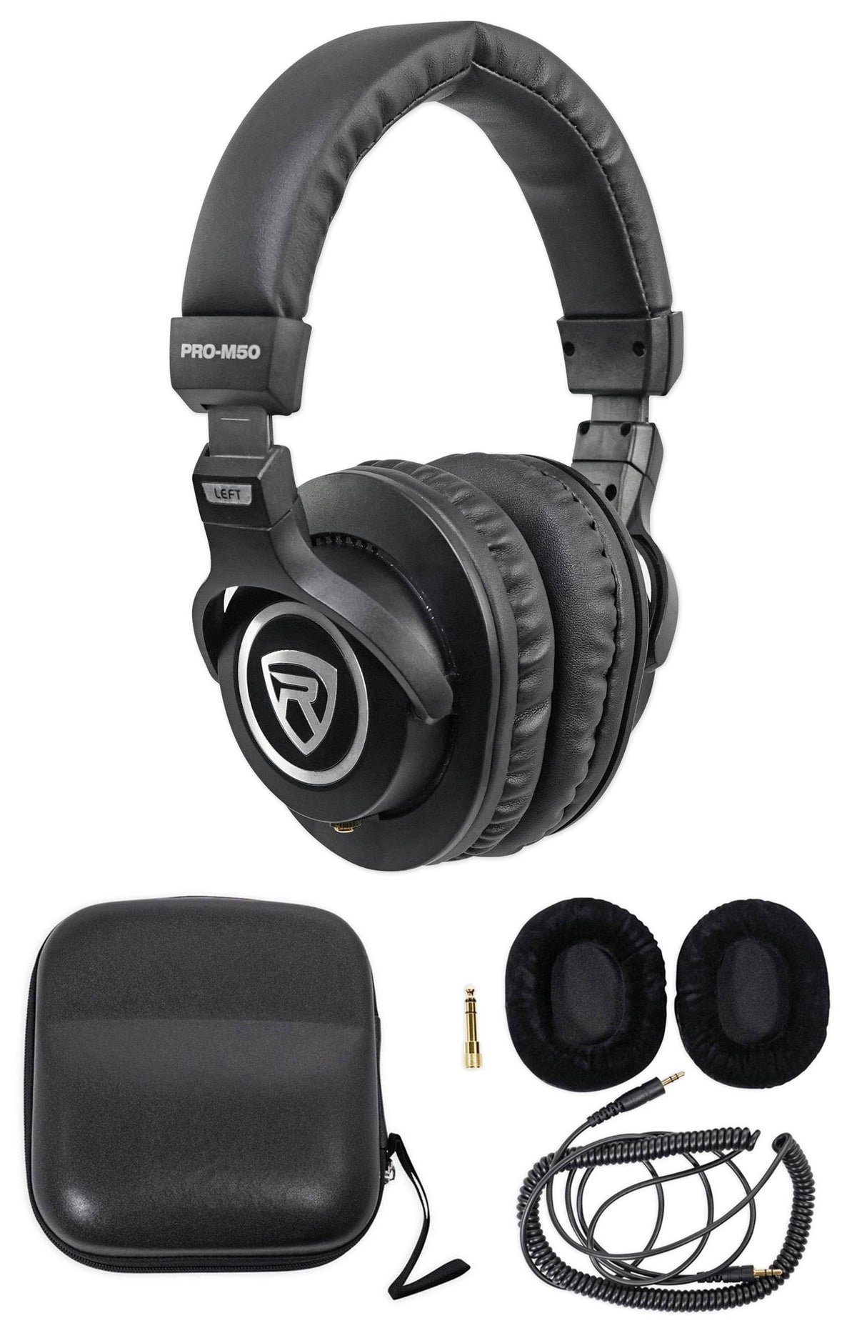 Active Studio Monitors with Stands Headphones Mic Shield U243068