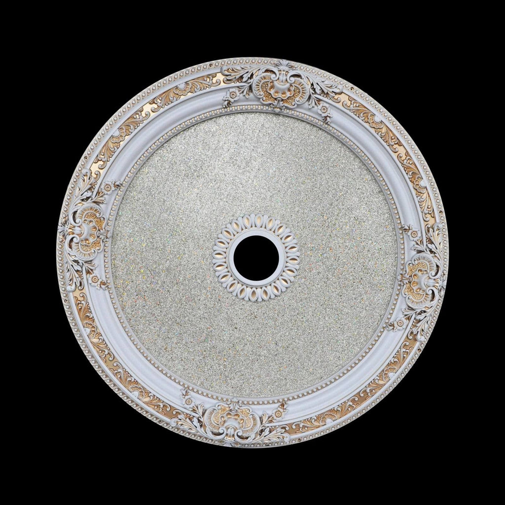 36 inch Antique White Ceiling Medallion E7482