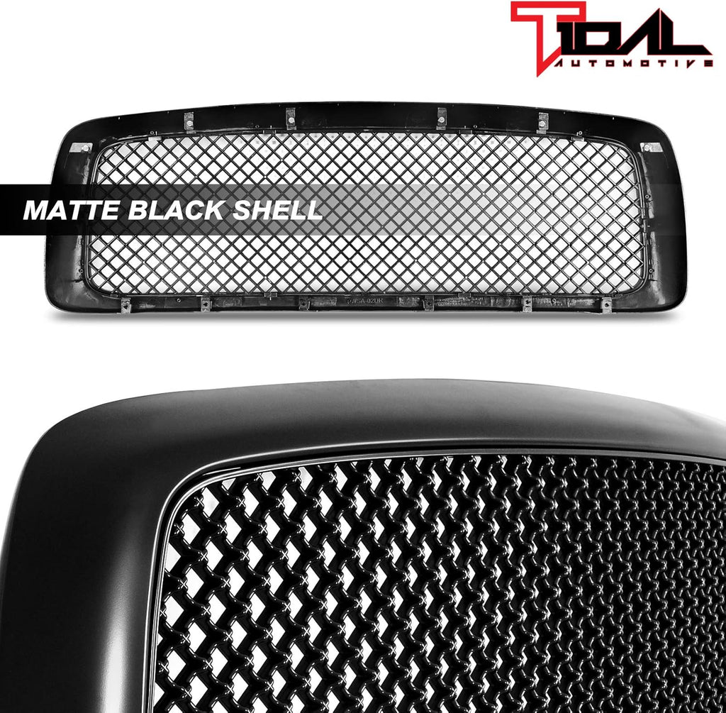 Front Hood Mesh Grill Replacement Upper Grille for Ram 1500 2500 3500 O8037