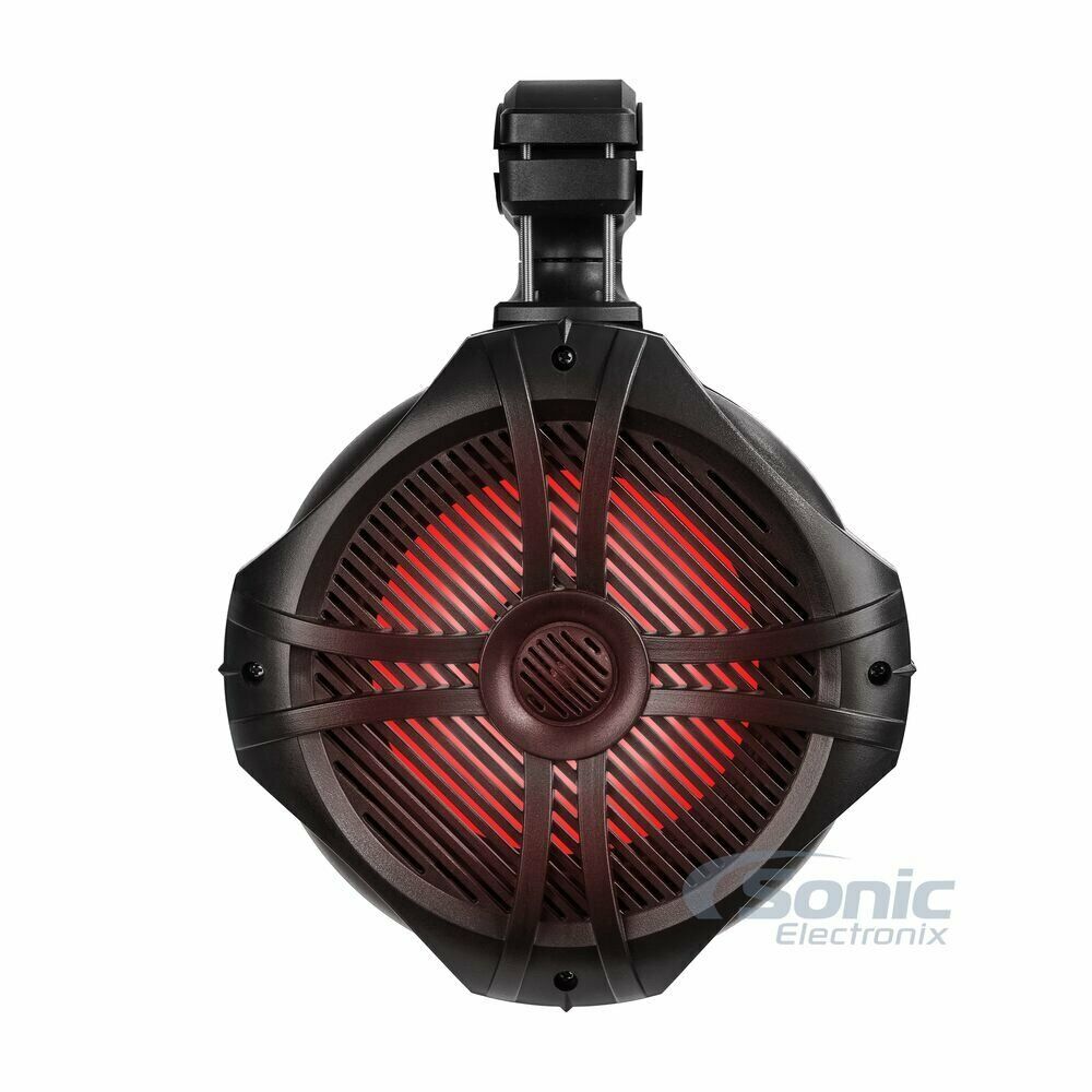 600W 8" 4-Ohms Marine Tower Speakers with RGB Lights and Remote O413