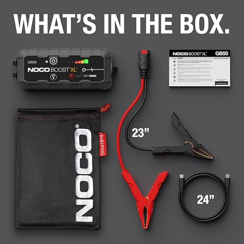 1500A 12V Lithium Jump Starter with Jumper Cables I150198