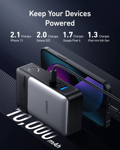10,000mAh 30W USB-C Portable Charger with 65W Wall Charger H825