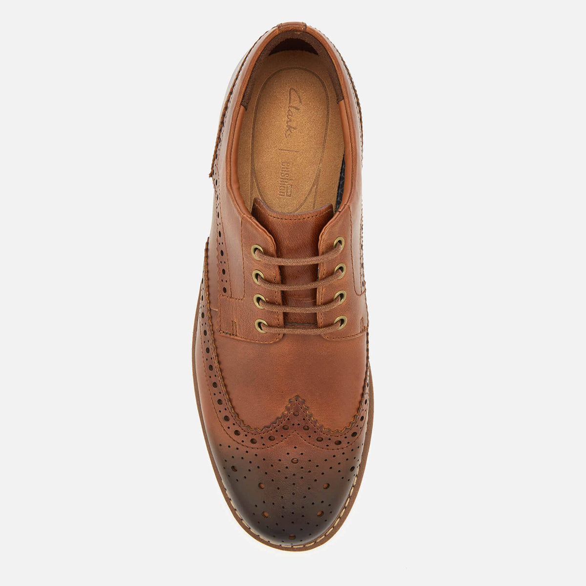 Dark Tan Leather Brogues I257