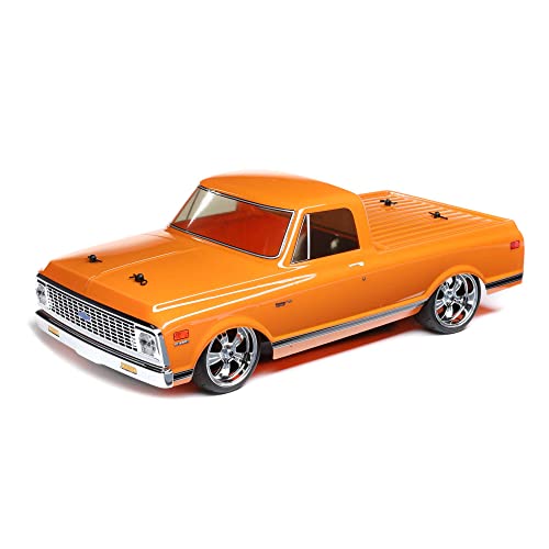 1/10 1972 Chevy C10 Pickup Truck V100 AWD RTR Orange RC Truck N23349
