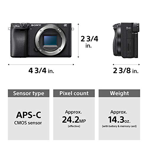 Compact APS-C Interchangeable Lens Digital Camera with 16-50mm Lens, Black L6226