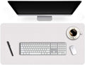 White Waterproof PU Leather Desk Pad V947