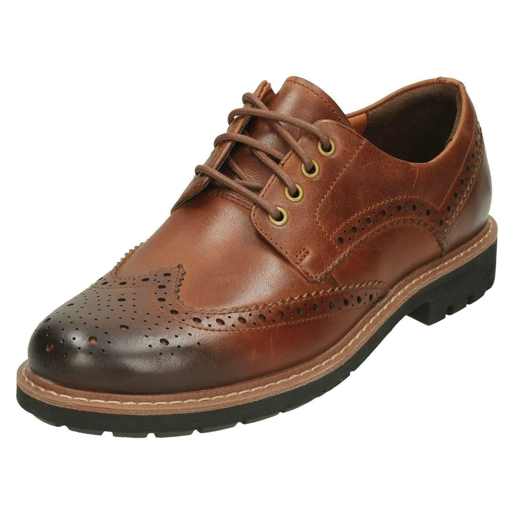 Dark Tan Leather Brogues I257