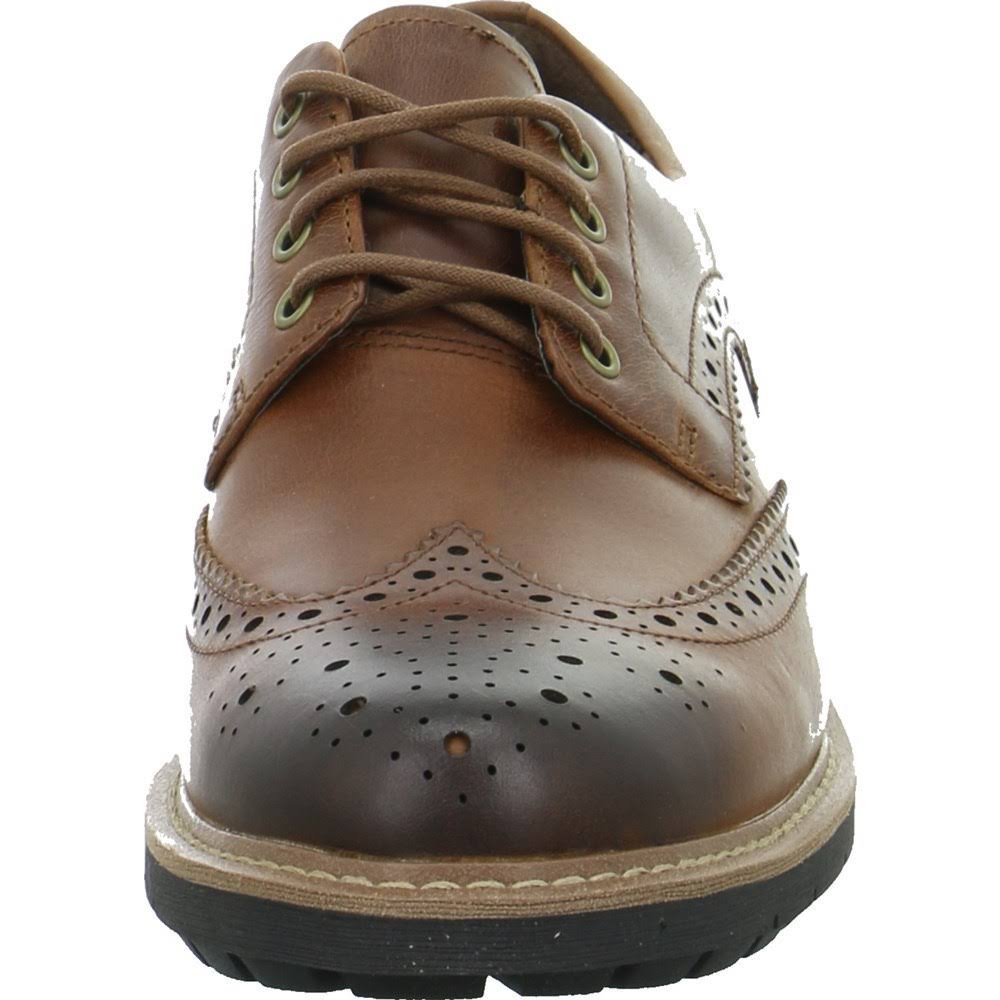 Dark Tan Leather Brogues I257