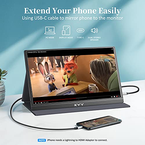 15.6'' 1080P FHD USB-C IPS HDR Portable Monitor G463439