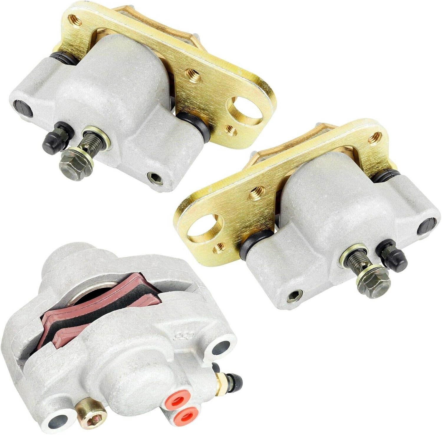 Front and Rear Brake Caliper with Brake Pads Pack of 2 U576257
