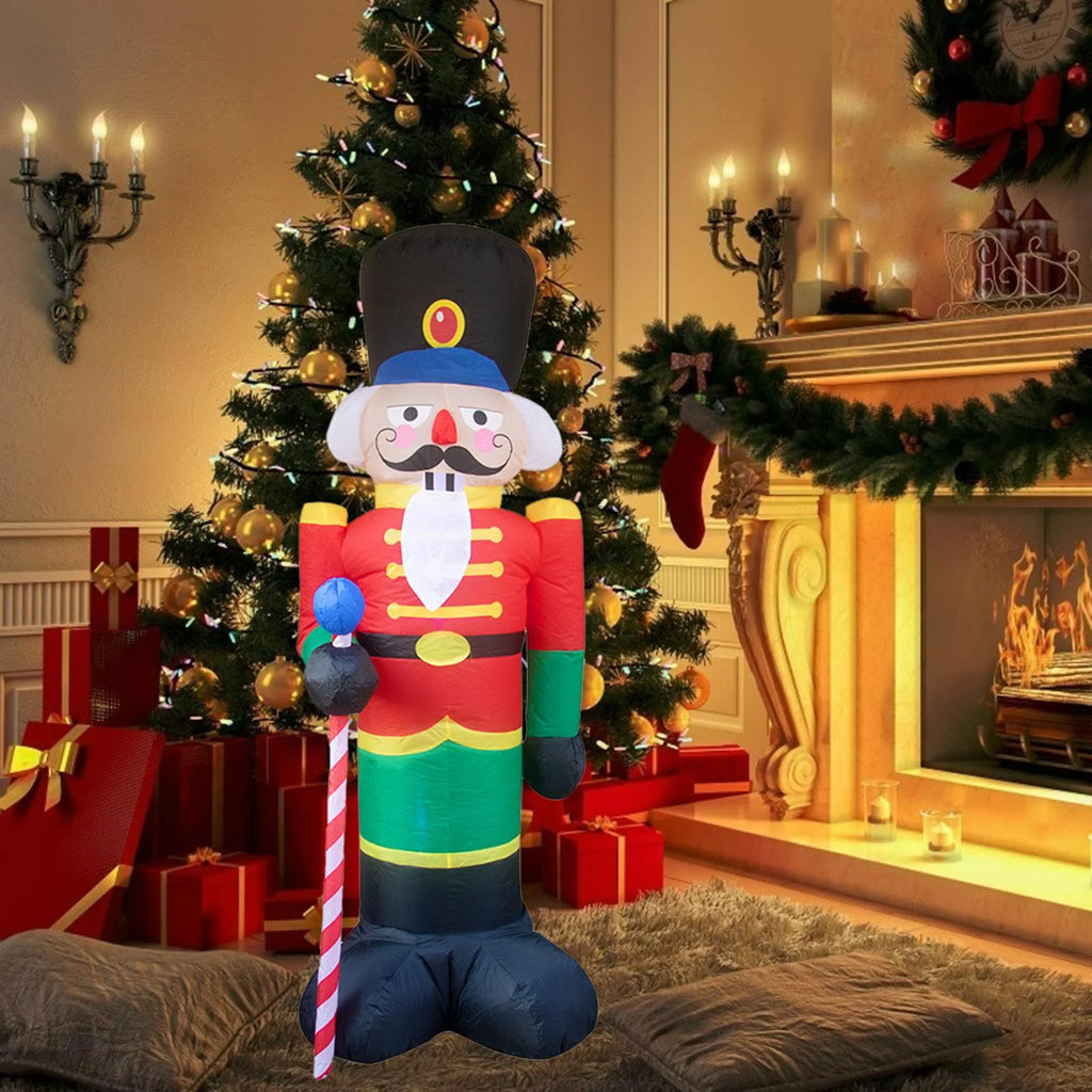 8 Foot Inflatable Nutcracker Christmas Decoration Z817