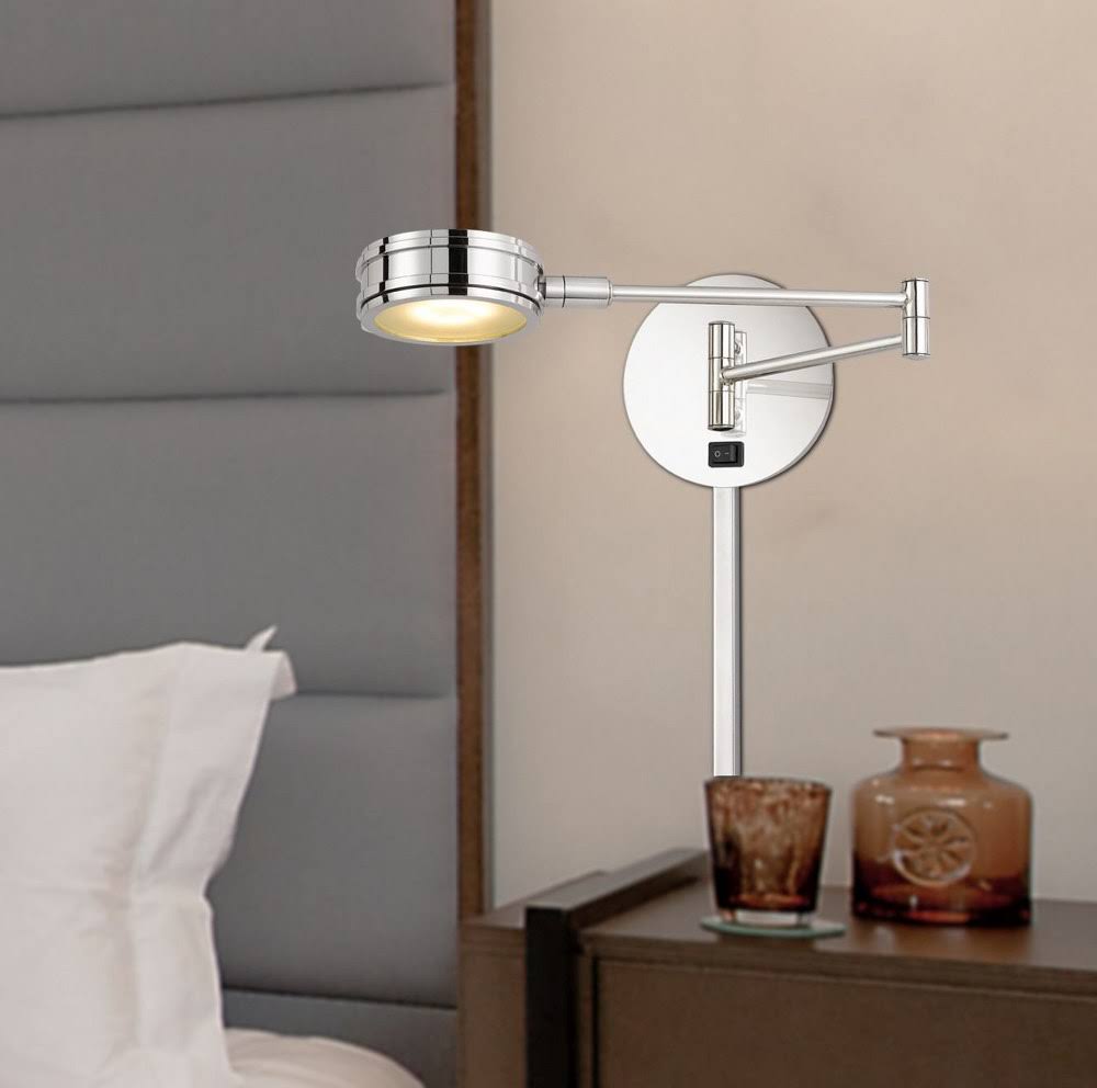 Integrated LED Swing Arm Wall Lamp A49725