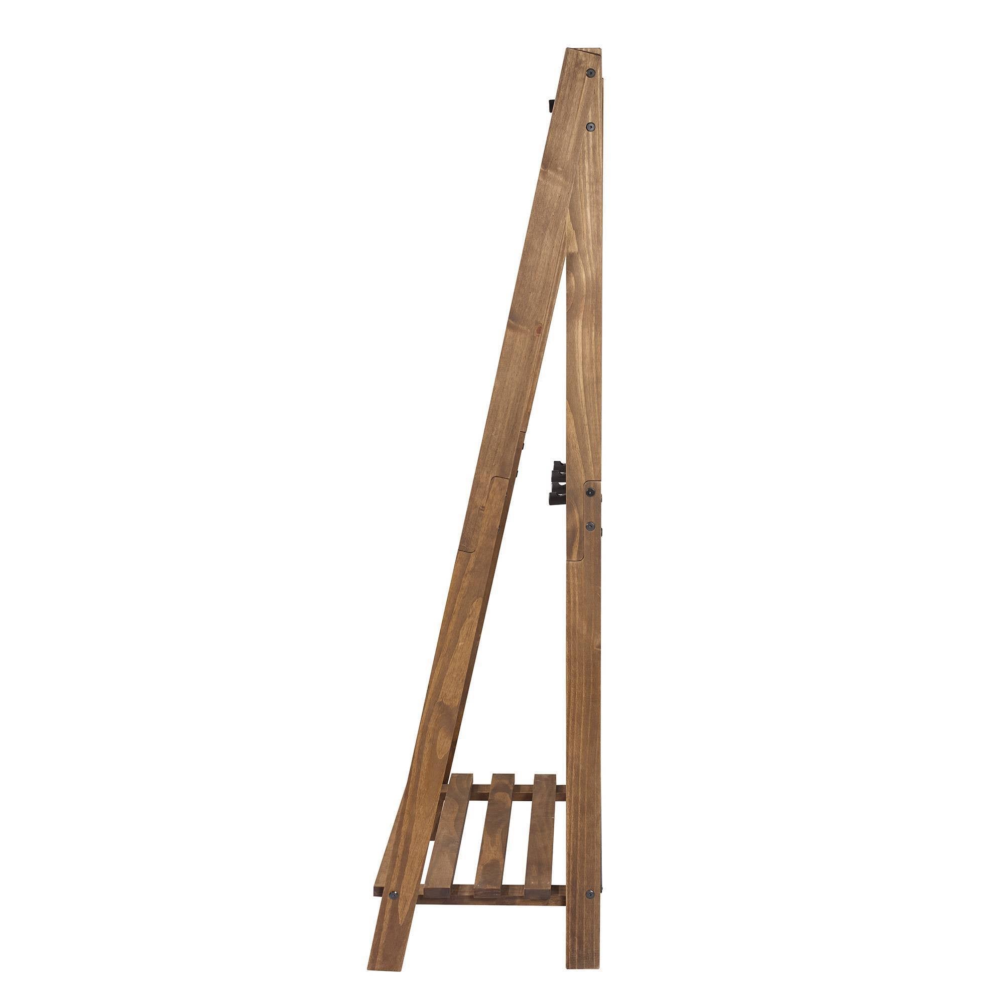 Brown Solid Wood Hall Tree O281230