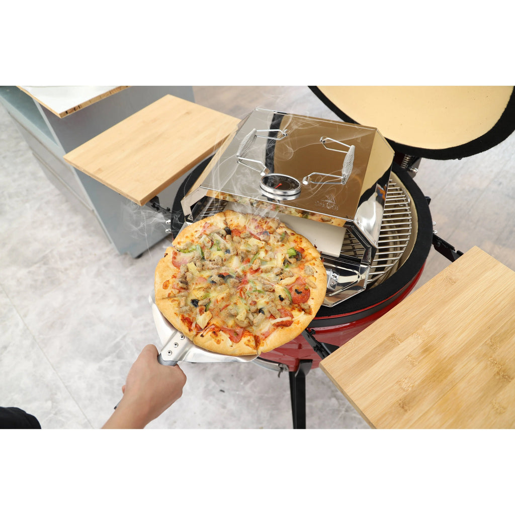 11" Pizza Oven with Ceramic Cooking and Pizza Utensil M46255