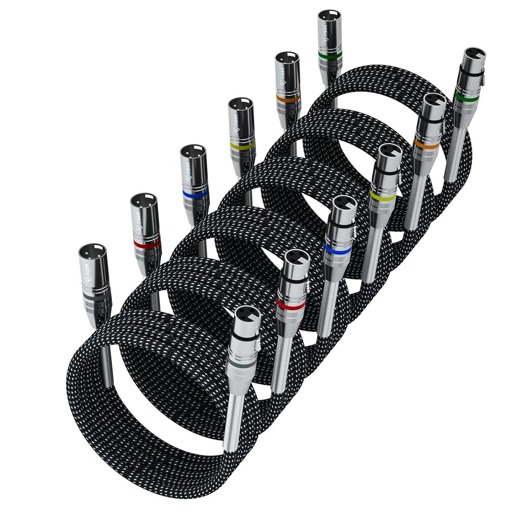 100ft Nylon Braided XLR Male to Female Microphone Cable X5553
