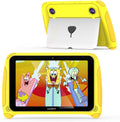 Yellow 7 inch Kids Tablet Android 11 Quad Core 2GB RAM 32GB Dual Camera WiFi Bluetooth Pack of 2 J522