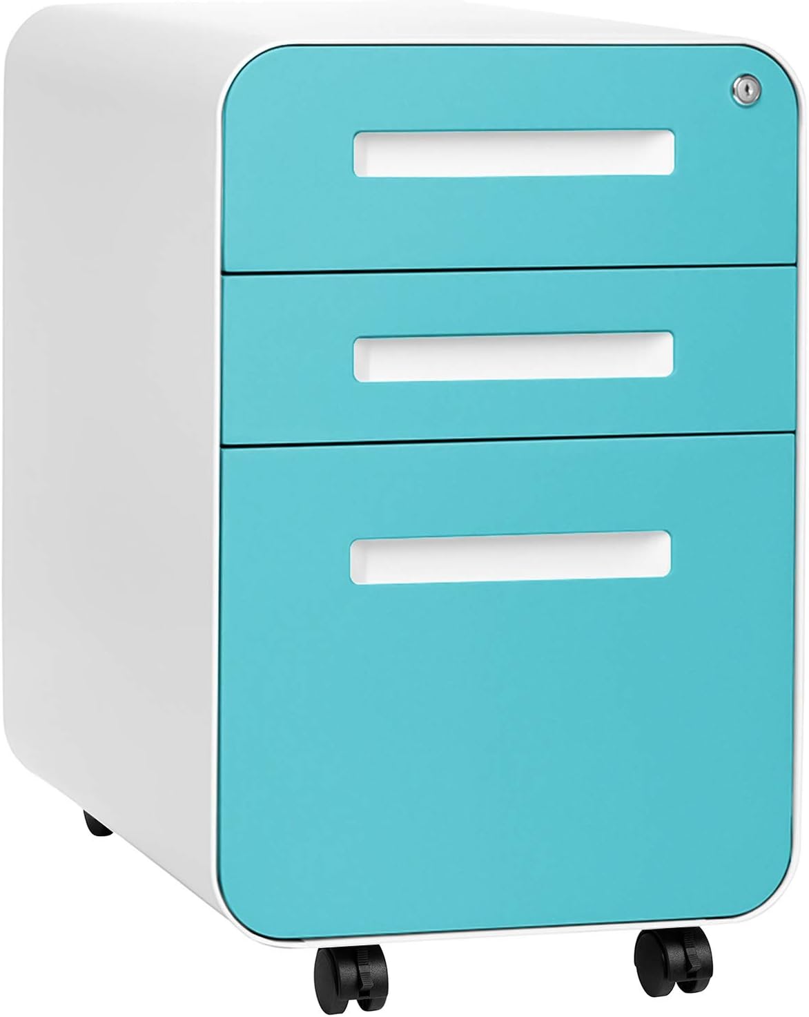 White 3-Drawer File Cabinet T52445